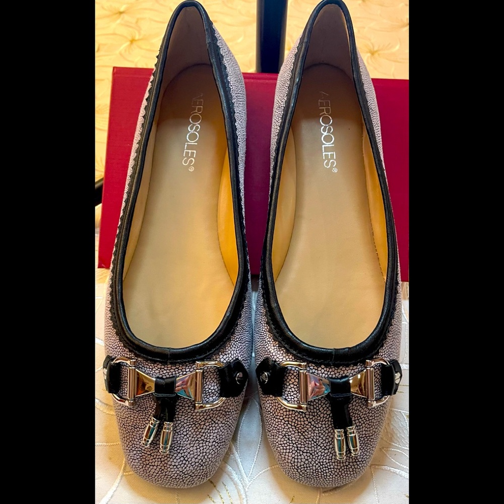 Aerosoles Bone Snake Leather Shoes